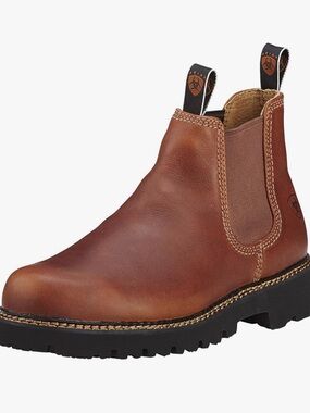 Ariat Brown Leather Chukka Work Boot for Men